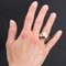 18 Karat Rose White Gold Interlaced Rings 2