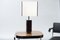 French Formica and Chrome Table Lamps, Set of 2 3