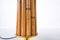Lámpara de mesa italiana de latón y bambú. Juego de 2, Imagen 8