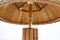 Lampada da tavolo in ottone e bambù, Italia, set di 2, Immagine 9