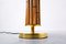 Lampada da tavolo in ottone e bambù, Italia, set di 2, Immagine 7