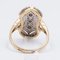 Bague Antique en Or 18k avec Diamants Taille, 1930s 5