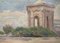 David Arnold Burnand, La promenade du Peyrou, Montpellier, 1910, Dipinto ad olio, Immagine 1