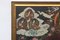 Tibet, Nepal-Thangka Painting, Vintage Picture in Golden Stucco Frame, Image 2