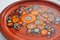 Grande Assiette Orange par Elly et Wilhelm Kuch pour Studio Ceramic 4