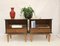 Vintage Bedside Tables in Oak Veneer, 1960s, Set of 2, Image 11