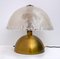 Mid-Century Tischlampe aus Murano Glas und Messing von Angelo Brotto für Esperia, Italien, 1970er 1