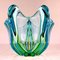 Blue-Green Murano Glass Vase, Italy,1980s 3
