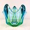 Blue-Green Murano Glass Vase, Italy,1980s, Image 13