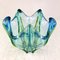 Blue-Green Murano Glass Vase, Italy,1980s 5