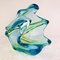 Blue-Green Murano Glass Vase, Italy,1980s 2