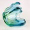 Blue-Green Murano Glass Vase, Italy,1980s 8
