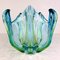 Blue-Green Murano Glass Vase, Italy,1980s, Image 1