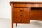 Vintage Danish Teak Kidney Desk, 1950s 8