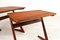 Danish Modern Nesting Teak Tables by Erling Torvits for Heltborg Furniture 1950s, Set of 3 14