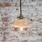 Vintage Industrial Glass Pendant Lamp from Holophane, Image 4