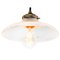 Vintage Industrial Glass Pendant Lamp from Holophane, Image 2