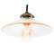 Vintage Industrial Glass Pendant Lamp from Holophane, Image 2