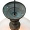 Industrielle Vintage Deckenlampe aus Glas von Holophane 4