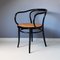 Black Bentwood & Rattan No. 209 Armchair from Ligna, 1970s 2