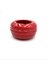 Large Red Ceramic Ashtray by Pino Spagnolo for Sicart, 1970s 6