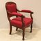 19th-Century Charles X Walnut Chair, Italy, Image 3