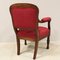 19th-Century Charles X Walnut Chair, Italy, Image 1