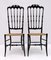 Italian Chiavari Chairs with High Backs by Gaetano Descalzi, 1950s, Set of 2 6