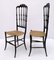 Italian Chiavari Chairs with High Backs by Gaetano Descalzi, 1950s, Set of 2, Image 7