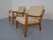 Fauteuils Vintage en Teck par Ole Wanscher pour Cado, Set de 2 5