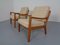 Vintage Teak Lounge Chairs by Ole Wanscher for Cado, Set of 2 5