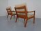 Vintage Teak Lounge Chairs by Ole Wanscher for Cado, Set of 2 8