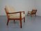 Vintage Teak Lounge Chairs by Ole Wanscher for Cado, Set of 2 2