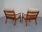 Vintage Teak Lounge Chairs by Ole Wanscher for Cado, Set of 2, Image 10