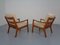 Vintage Teak Lounge Chairs by Ole Wanscher for Cado, Set of 2, Image 9