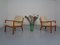 Vintage Teak Lounge Chairs by Ole Wanscher for Cado, Set of 2 15