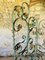 Art Deco Tri Fold Wrought Iron Screen with Floral Decor by Gilbert Poillerat, Image 6