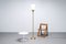 Brass and Glass Floor Lamp, 1980s 2