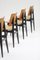 Dining Chairs by Jos De Mey for Luxus, Set of 8, Image 10