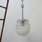 Small Mid-Century Two-Tone Opaline and White Glass Pendant Lamp, Image 7