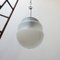 Small Mid-Century Two-Tone Opaline and White Glass Pendant Lamp 5