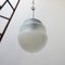 Small Mid-Century Two-Tone Opaline and White Glass Pendant Lamp, Image 5