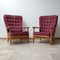 Mid-Century Oak Edouard Armchairs by Guillerme et Chambron, Set of 2 14