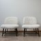 Sheepskin Shearling TeVe Lounge Chairs by Alf Svensson, Set of 2 7