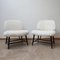 Sheepskin Shearling TeVe Lounge Chairs by Alf Svensson, Set of 2 10