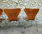 Sedie da pranzo 3107 in teak di Arne Jacobsen per Fritz Hansen, set di 4, Immagine 11
