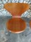 Teak 3107 Dining Chairs by Arne Jacobsen for Fritz Hansen, Set of 4, Image 9