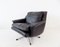 Esa 802 Black Leather Armchair by Werner Langenfeld 6