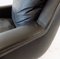 Esa 802 Black Leather Armchair by Werner Langenfeld 10