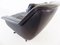 Esa 802 Black Leather Armchair by Werner Langenfeld, Image 9